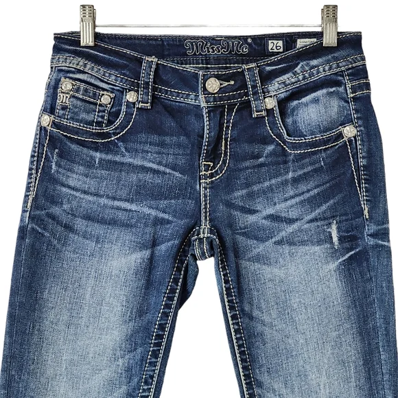 Miss Me Women's Skinny Sz 26 - Picture 3 of 12
